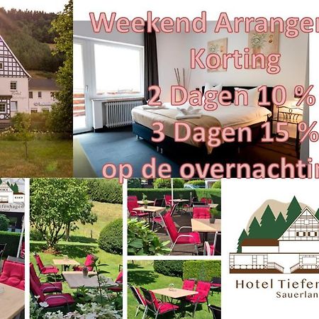 Hotel Tiefenhagen Sauerland Lennestadt Exterior foto